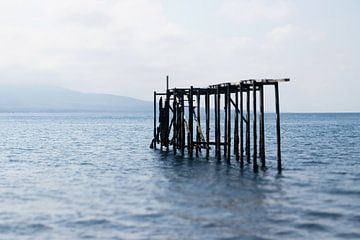 Jetée dans l'eau sur Marjolein Fortuin