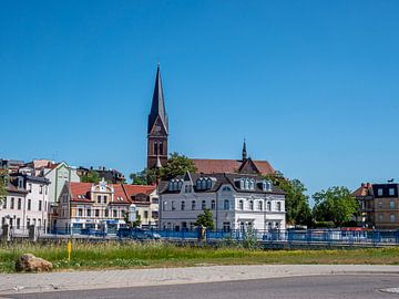 Blick auf die Altstadt von Staßfurt in Sachen-Anhalt von Animaflora PicsStock