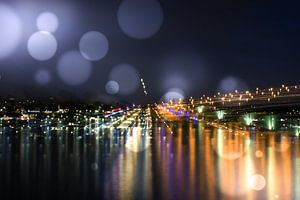 Bonn bei Nacht am Rhein - Bonn at night on the Rhine
