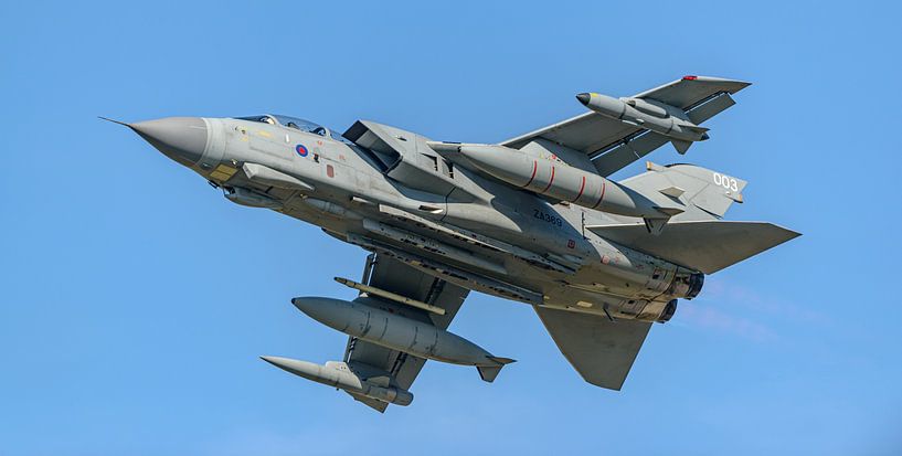 Take-off Royal Air Force Panavia Tornado. by Jaap van den Berg