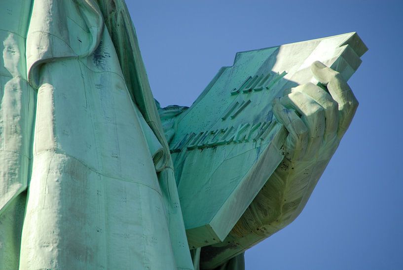 Detail of the Statue of Liberty, New York. by Jan Fritz