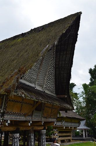 Traditioneel gebouw in Indonesië