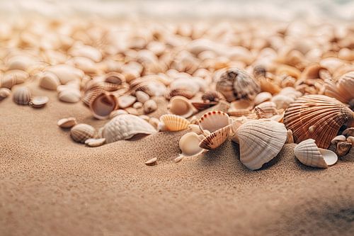 Plage de coquillages