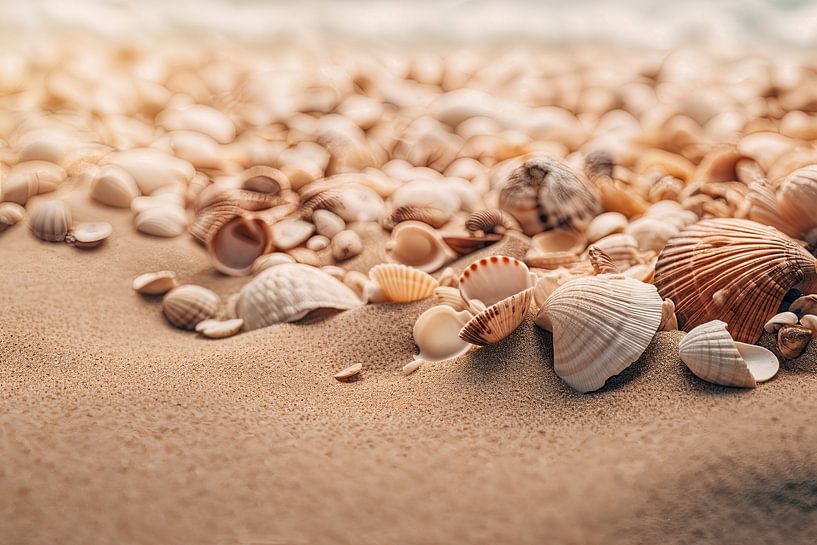Plage de coquillages par Imagine