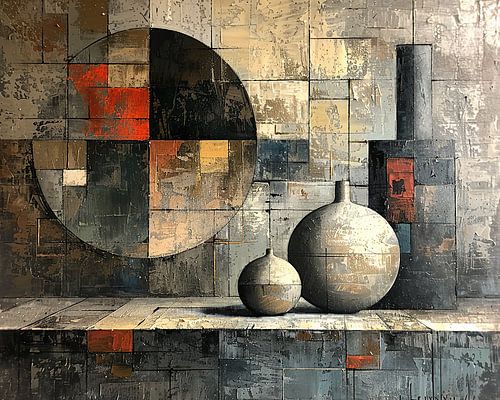 Nature morte abstraite d'automne