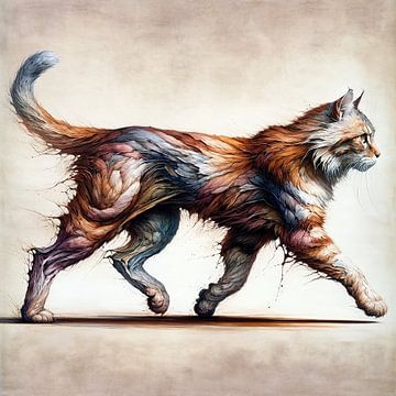 Powerful Cat by Chromatic Fusion Studio