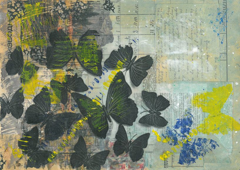 Butterflies van Nora Bland