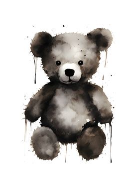 Bear for nursery by Moody Mindscape