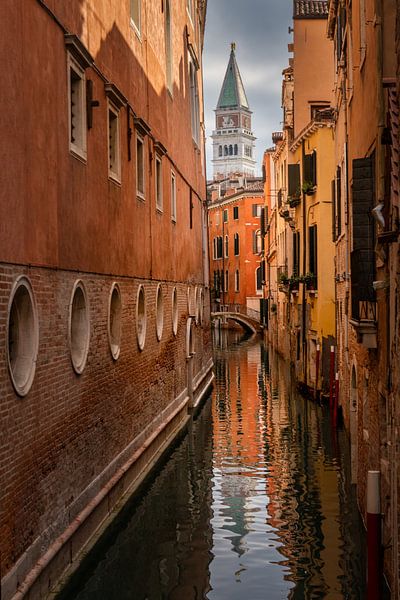 Channel Reflections towards Campanile by Rene Siebring