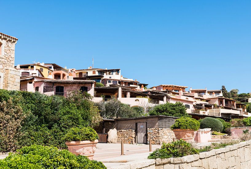 typical italian architecture in the centre of Porto Cervo on the italian island of sardinia, the pla by ChrisWillemsen