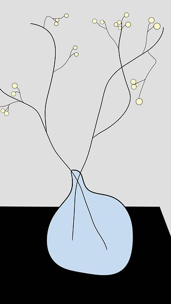 VASE SUR LE COMPTOIR par Anne Rietberg