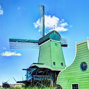 Zaanse Schans Zaandam Nederland van Hendrik-Jan Kornelis