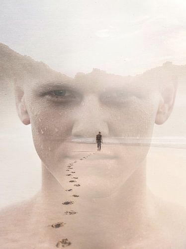 Footsteps in the sand