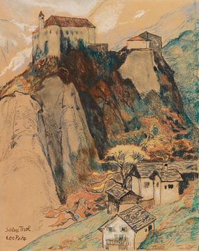 Leo Putz - Château du Tyrol (1936) sur Peter Balan