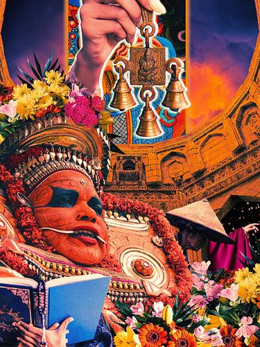 Retro Fantasy Culture Collage