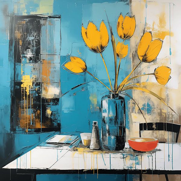 Bouquets on Display by Art Lovers