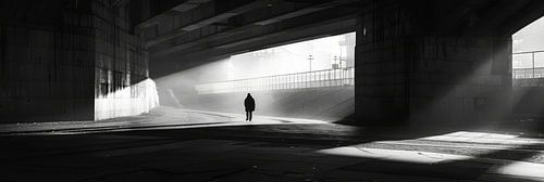 Stedelijke zwart-wit fotografie