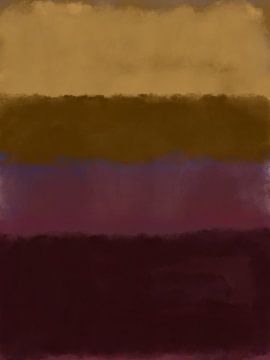 Abstrakte minimalistische Malerei – Moderne Innenraumkunst im Stil von Mark Rothko von Dina Dankers
