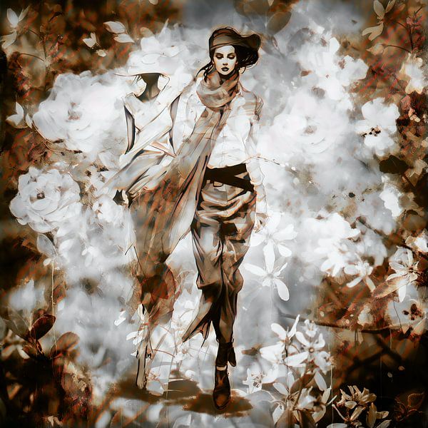 Une promenade dans un nuage de fleurs par Helga Blanke