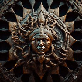 Abstract, Fantasy, Ancient Cultures, Centred, Structure, Digital Art, Art, AI