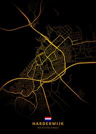 Harderwijk Stadtplan von Kenda Maruyama