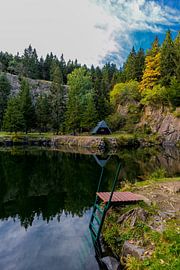Herbstliche Idylle am Rennsteig
