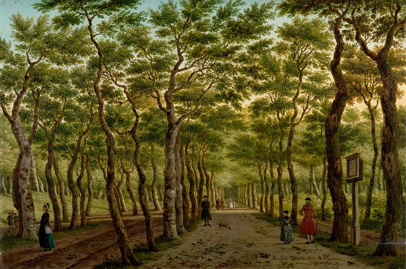 Der Herepad in der Haagse Bos, Paulus Constantijn la Fargue von Meisterhafte Meister