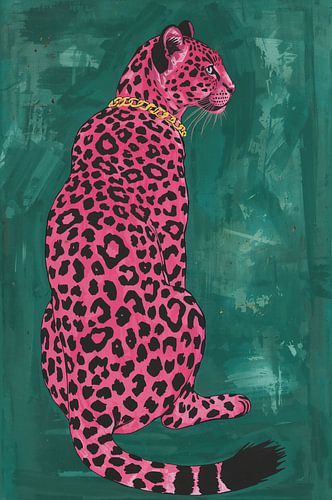 Pinker Leopard