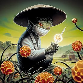 The silent cultivator by Vythryd Arts