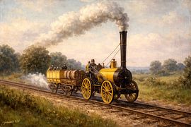 Locomotives Through History – 1829 - Robert Stephenson’s Rocket