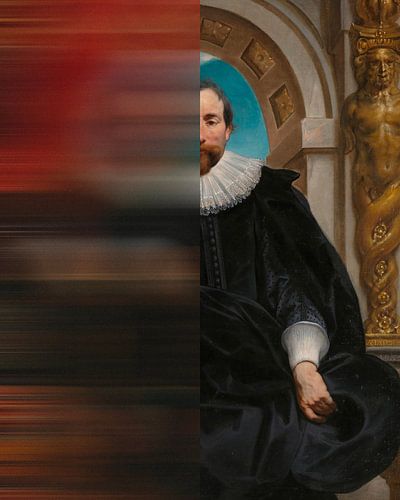 Porträt von Rogier Le Witer, Original (1635) von Jacob Jordaens