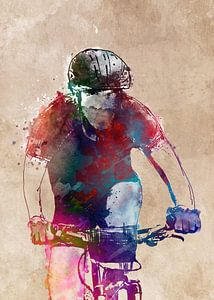 cyclisme vélo sport art #cycling #bike sur JBJart Justyna Jaszke