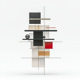 Contemporary balance - forward-looking design by Klaus Tesching - Art-AI