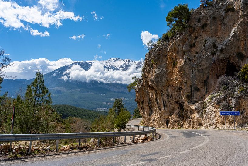 Antalya Straße durch Taurusgebirge von Photo Art Thomas Klee