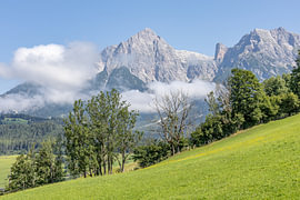 Wolken in den österreichischen Alpen von Mark den Boer