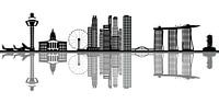 skyline singapur-stadt in asien mit hochhäusern und hotels von ChrisWillemsen Miniaturansicht