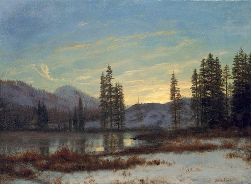 Albert Bierstadt,Sneeuw in de Rockies
