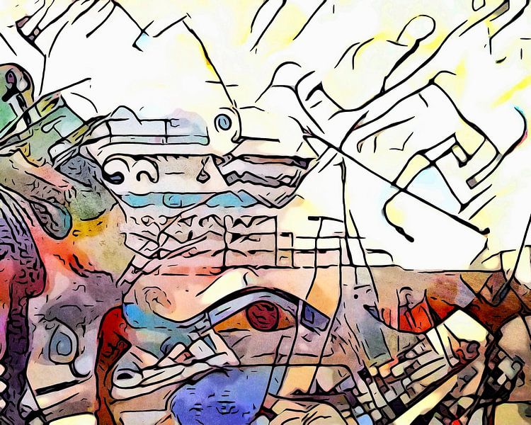 Kandinsky trifft Cartagena, Motiv 3 von zam art