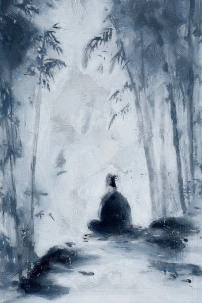 Bamboe Stilte | Blauw van Kanzo
