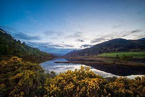 Sunset in glen strathfarrar