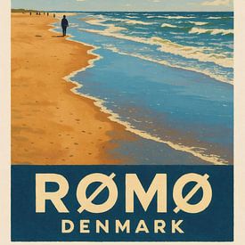 Rømø - l'espace, le vent et les pas tranquilles au bord de la mer sur Sabine Wagner