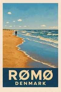 Rømø - l'espace, le vent et les pas tranquilles au bord de la mer