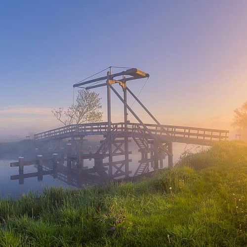 Sunrise at Schildjer Tilbat, De Paauwen, Groningen by Henk Meijer Photography
