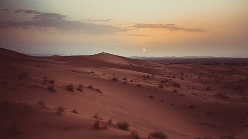Zonsopkomst Sahara