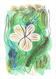 Abstract Floral Garden by Lori Ann Folz