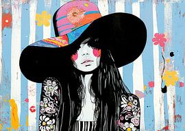 Woman with Hat | Woman with Flowers