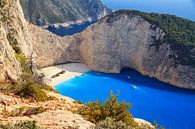 Navagio Bucht Schiffswrack von Dennis van de Water Miniaturansicht