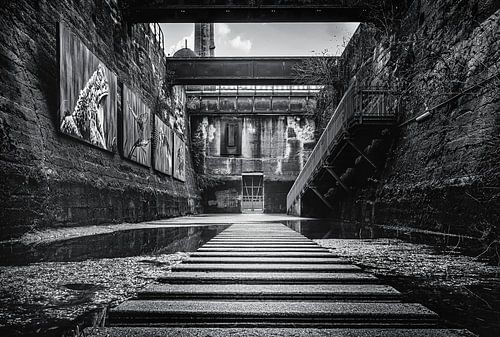 Bunkertuin - staalfabriek, kolenmijn en ijzerfabriek in het landschapspark Duisburg-Nord