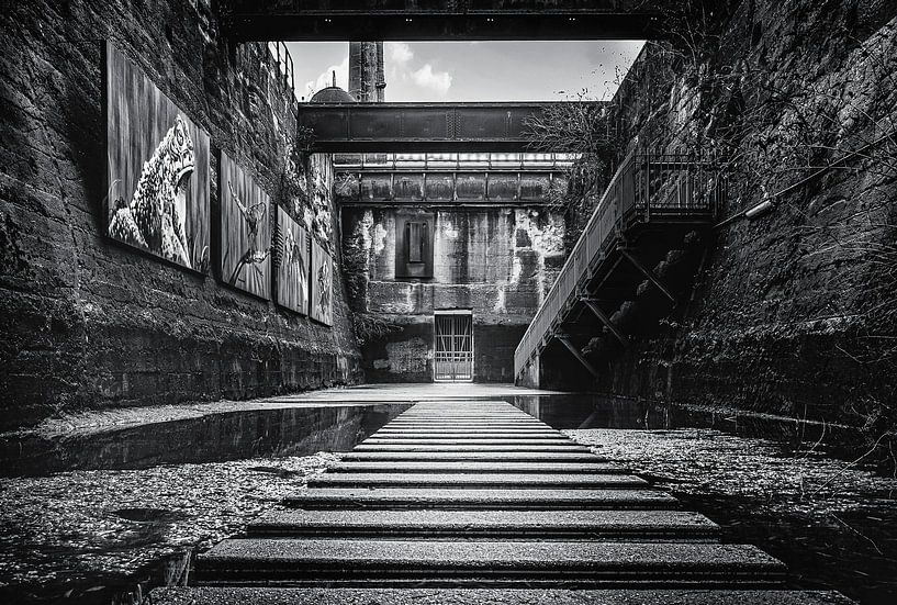 Jardin de bunker - aciérie, mine et usine sidérurgique dans le parc paysager de Duisburg-Nord par Jakob Baranowski - Photography - Video - Photoshop
