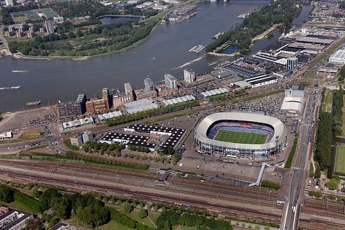 Rotterdam Luftaufnahme Feijenoord Stadion de Kuip